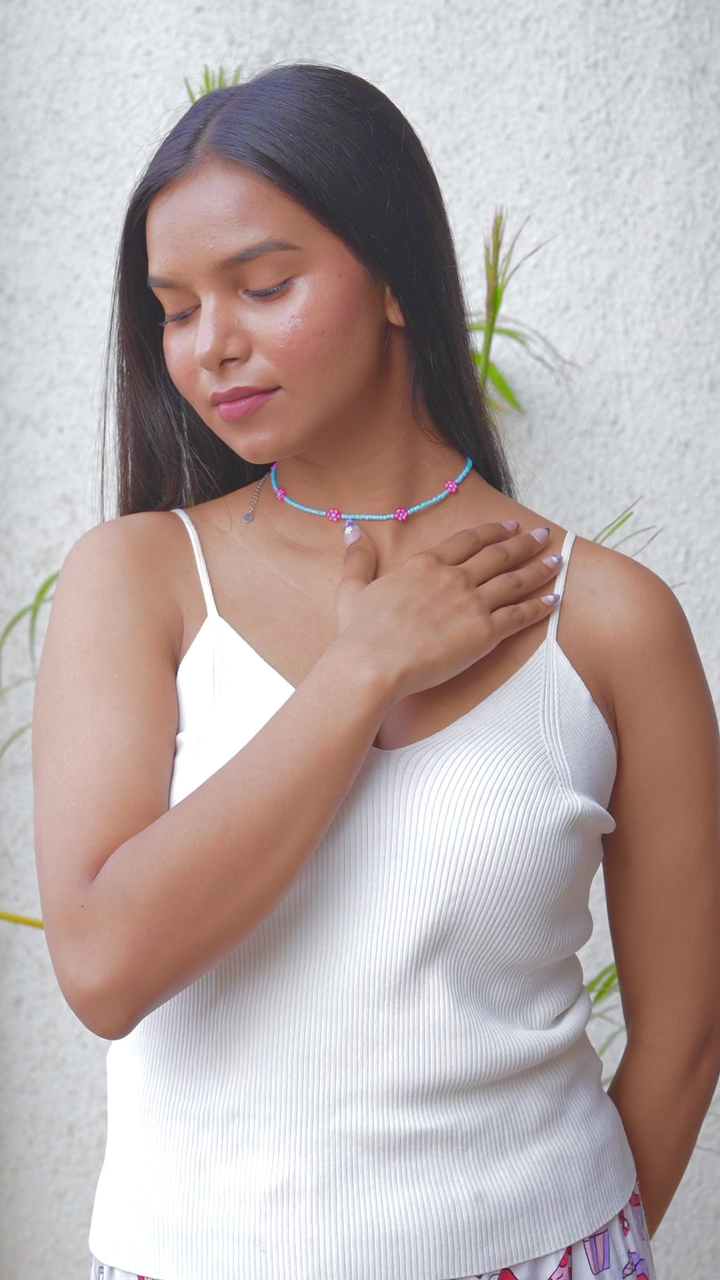 COTTON CANDY CHOKER