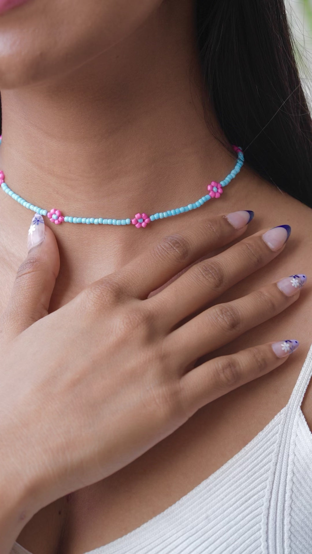COTTON CANDY CHOKER